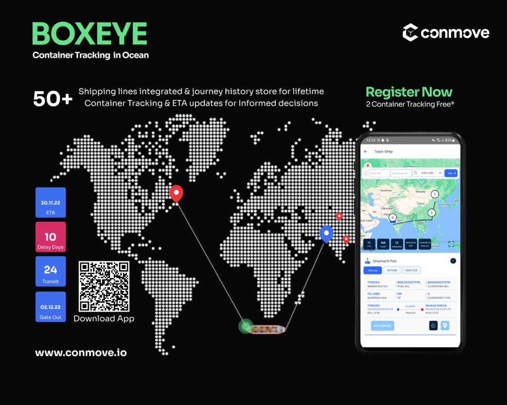 BOXEYE: Container Tracking On Ocean